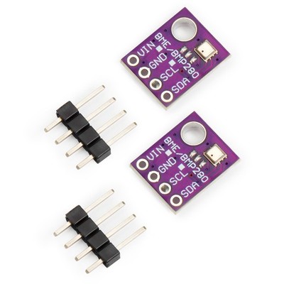 2 PCS BME280 5V Sensor Module Atmospheric Pressure Temp Humidity I2C