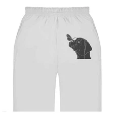 'Boxer Dog & Butterfly Silhouette' Adult Sweatpants / Joggers (JO038943)
