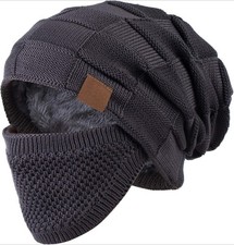 Beanie Hat for Men and Women Winter Warm Hats Knit Slouchy Thick Skull Cap