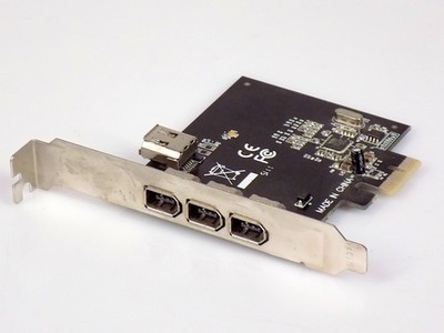 LogiLink PC0030A 4-Port FireWire 400 6-Pin PCI-Express x1 Controller Karte