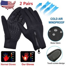 -30  Winter Thermal Gloves Windproof Waterproof Touch Screen Warm Mittens Women