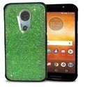 "Funda híbrida brillante verde neón GSA para Moto E5 Supra y E5 Plus"