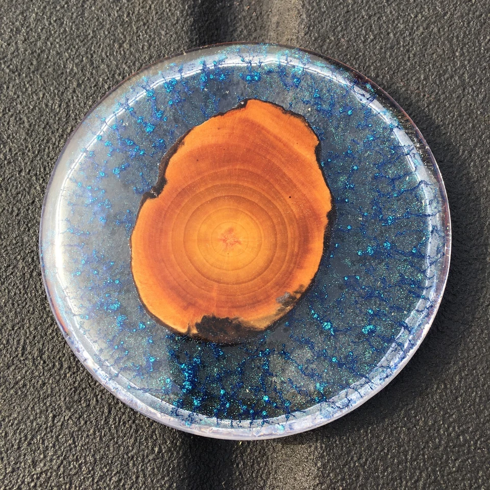 Disc Golf Mini Marker Epoxy Resin Beveled Edge Handmade Mini Vendors Lot Of 12 - Image 4 of 4