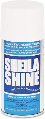 Sheila Shine Stainless Steel Cleaner And Polish 10 Oz Aerosol Streak Free