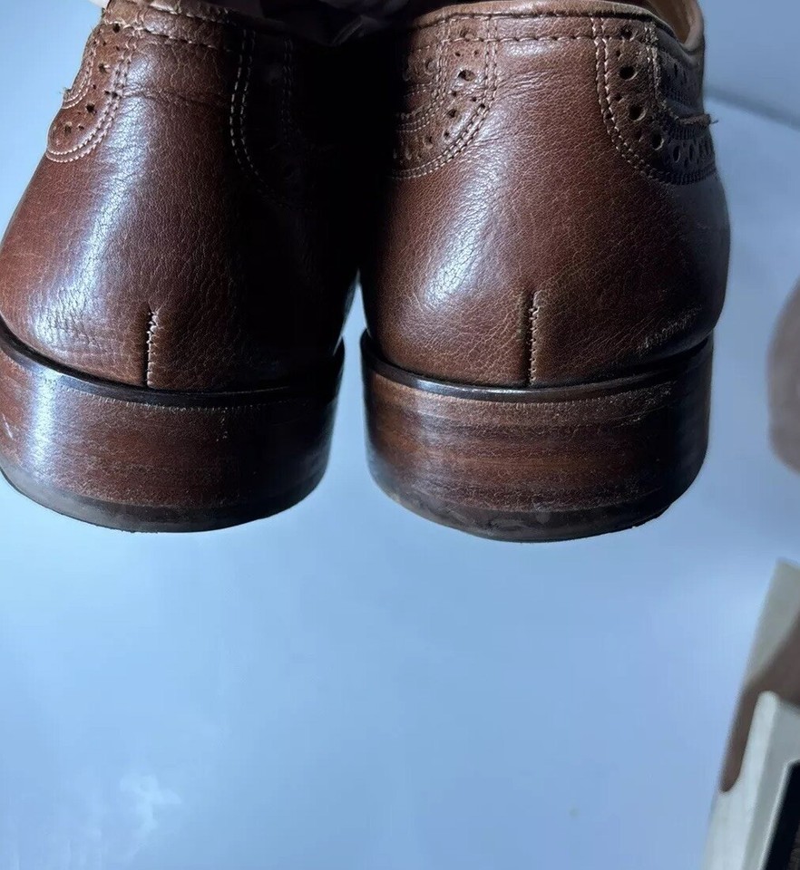 Vintage Florsheim Duckie Brown Oxfords Men’s 9 D Wingtip Brogue Dress