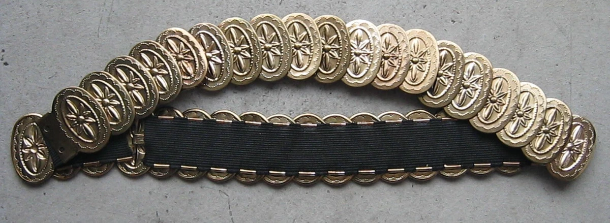 Gold Metal 1980s Vintage Belts for sale | eBay display picture 2