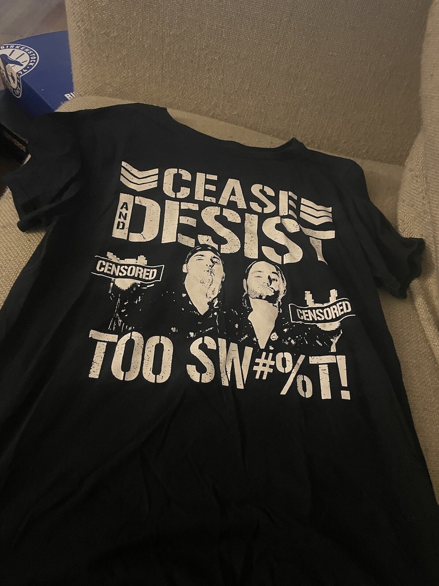 The Young Bucks Ceast And Desist T Shirt Aew Wwe Matt Jackson Nick Jackson View 2