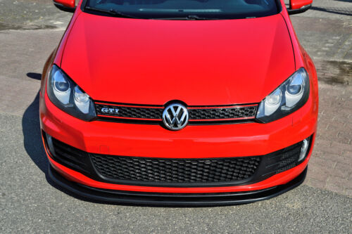 SPECIAL ACTION spoiler sword front spoiler from ABS for VW Golf 6 GTI GTD with ABE - Picture 1 of 3
