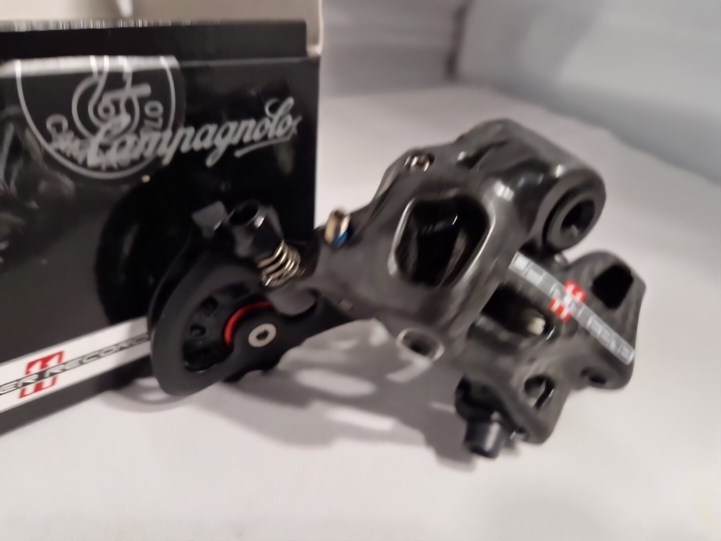 Campagnolo Super Record 11 Speed Carbon Rear Derailleur Mech Red Ceramic Campy eBay