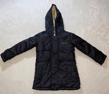 Karl Lagerfeld Kids Black Hooded Coat Kids Size 5
