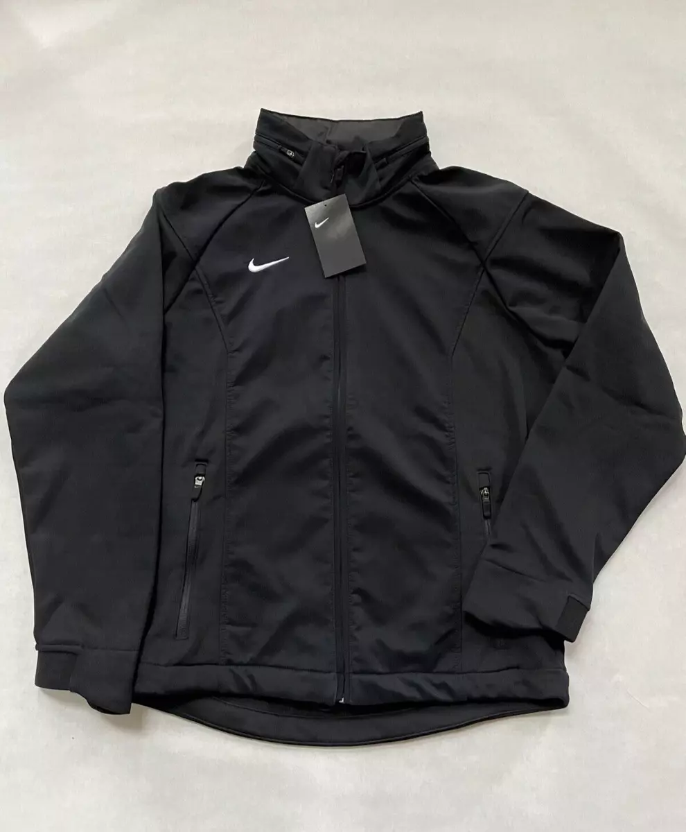 New NIKE TEAM Sphere Full Zip Coaches Jacket CI4490 010 Black Men s Small S