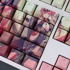 USS Bremerton Azur Lane Game Transparent Keycap Set PBT for Cherry MX Mechanical