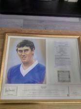 Rangers Jim Baxter hand signed print 45/500 with coa 60 x 50