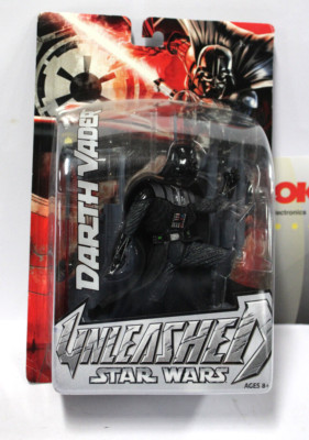 Star Wars Unleashed Darth Vader 6'' Figure 2002 Bespin MOC - ERB16,042- 4D3