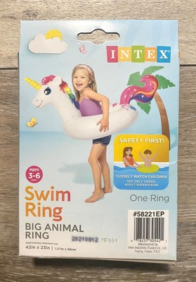 INTEX Inflatable Ring Pool Float Swimming Tube Unicorn Kids Summer Fun Toys