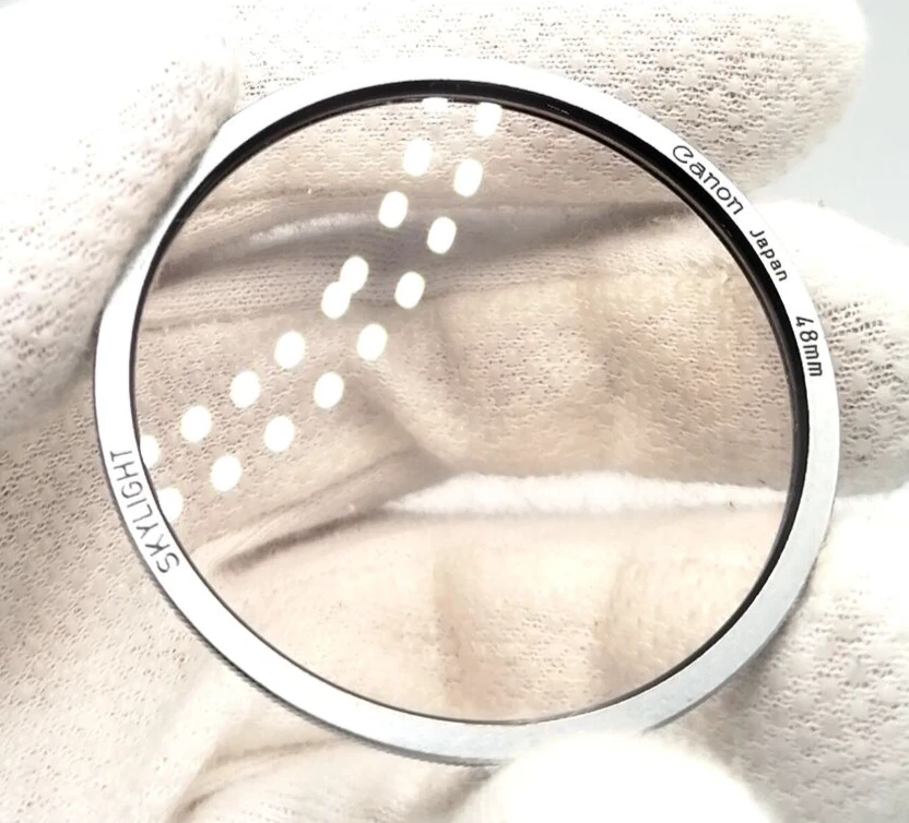 RARE🎦VIDEO👀✨MINT✨ Canon 48mm skylight filter From JAPAN - Image 2 of 4