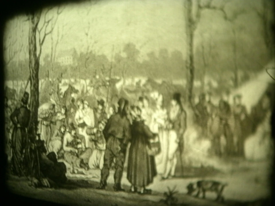 16mm Soviete documentary Decembrists Russia empire death film B/W movie - Image 2 of 4