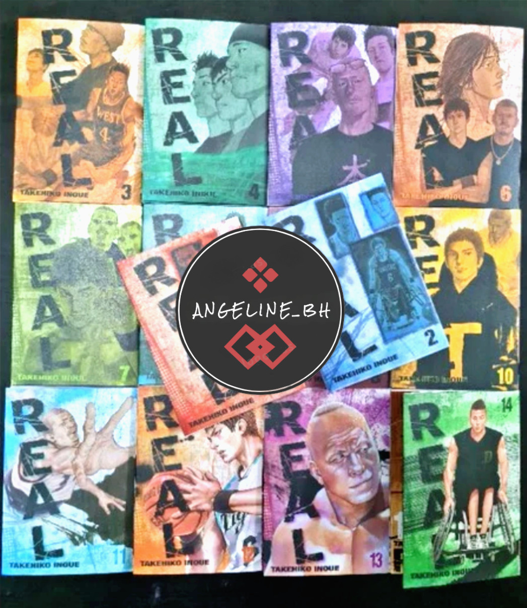 Real Manga Volumen 1-15 Versión en Inglés Juego Completo por Takehiko Inoue ACELERADO