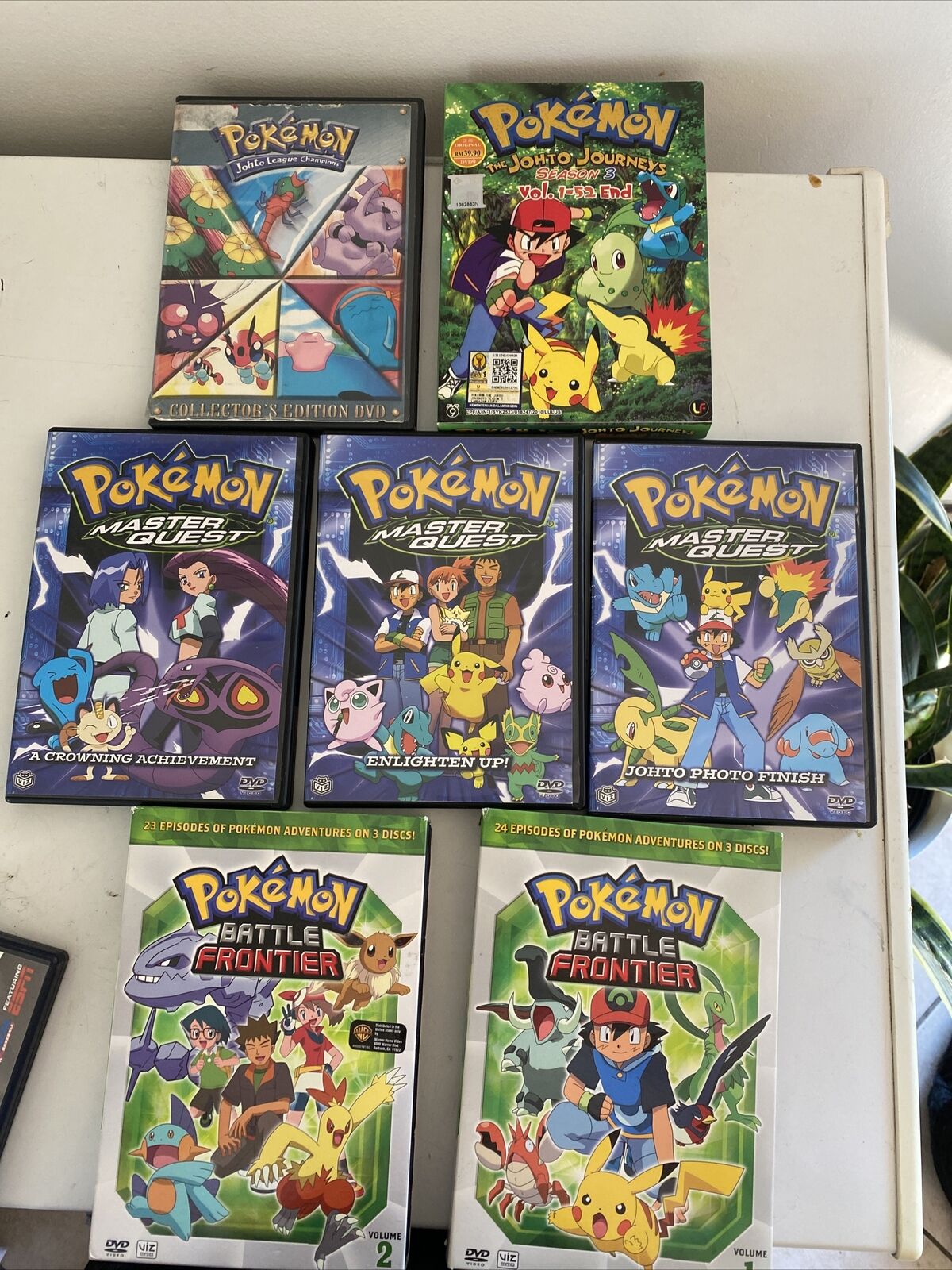 Pokemon Anime TV Series 6 DVD Set Collection JOHTO MASTER QUEST ADVANCED +  MORE