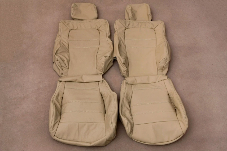 Mitsubishi 3000 GT Stealth RT GTO Custom Made Real Leather Seat Covers for 90-99 - Image 3 of 4