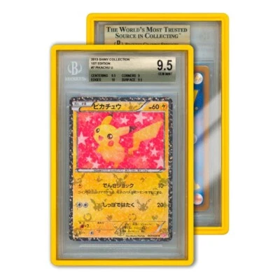 GradedGuard BGS Beckett Graded Card Protective Case Display Bumper -YELLOW- NEW