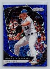 2020 PRIZM NOAH SYNDERGAARD BLUE DONUT CIRCLES PRIZM #169/199 METS
