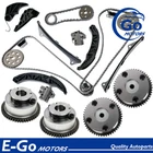 Timing Chain Kit 4 Camshaft Phaser Fit Hyundai Kia Azera Genesis Sedona Sorento