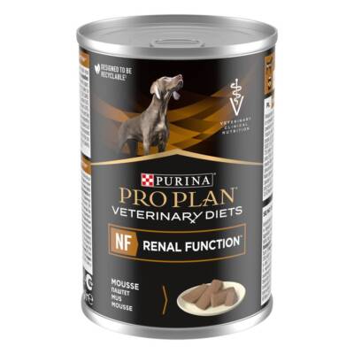 Purina Pro Plan Veterinary Diets NF Renal Function Nassfutter für Hunde Mus 400g