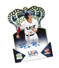 2015 USA Baseball Crown Royale RC Auto Silver 1/1 Bryson Brigman Mariners #1/99