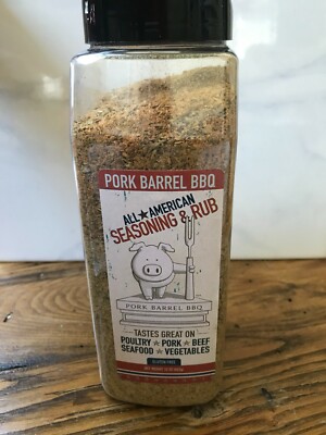 Pork Barrel BBQ All American Seasoning & Rub Made in USA 22 Oz Ancho Chili RARE