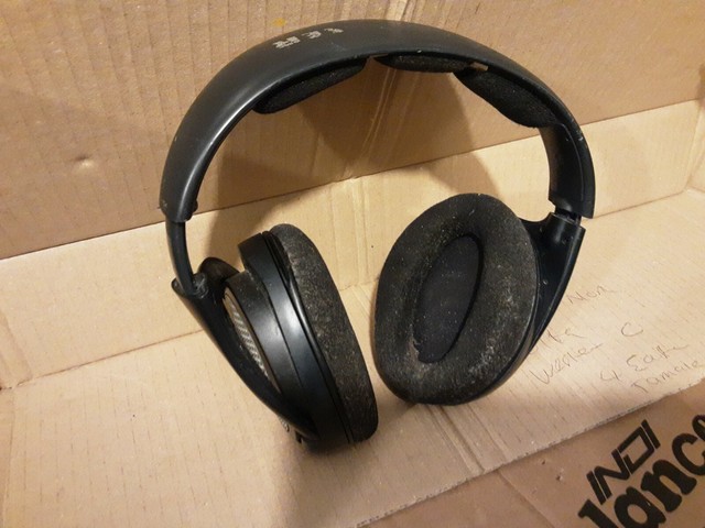 Sennheiser HDR 130 Headband Wireless Headphones - Black for sale online |  eBay