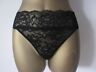 New Ex M&S Black Lace High Leg Knickers Size 6-8-12 