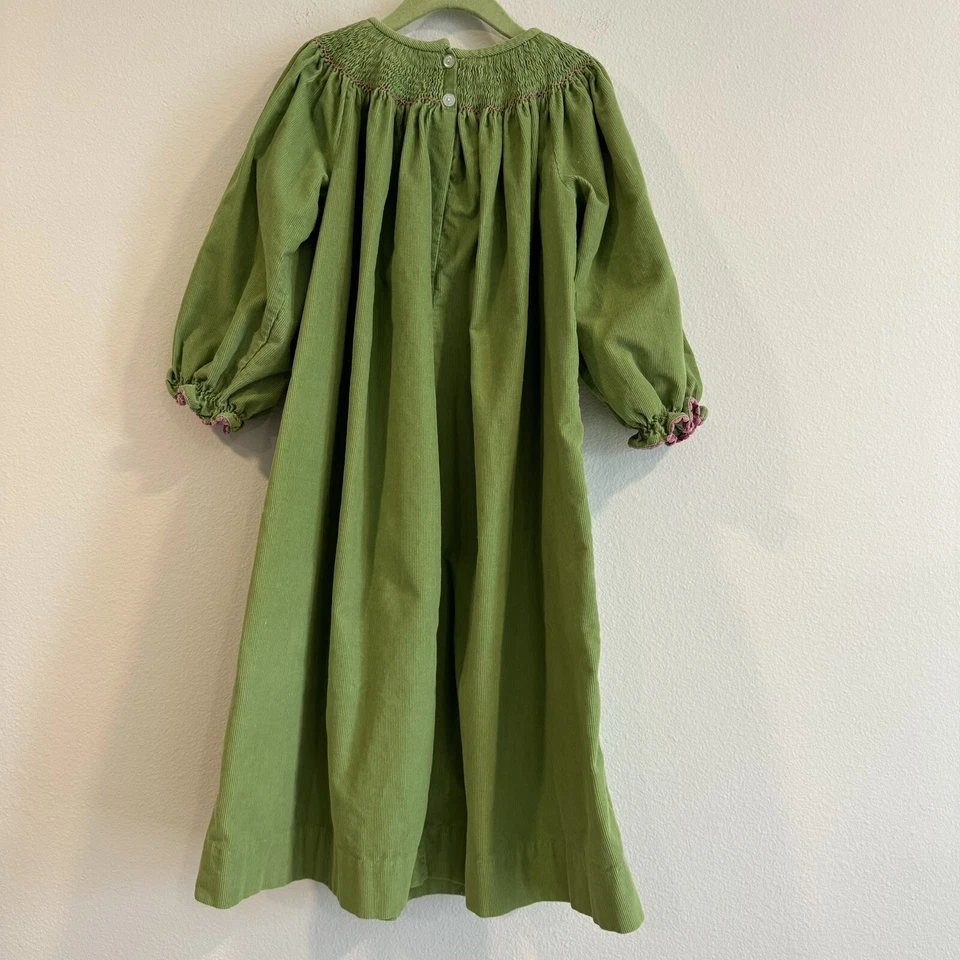 Vestido de pana Secret Wishes cuello calado manga 6X Foto 2 de 4