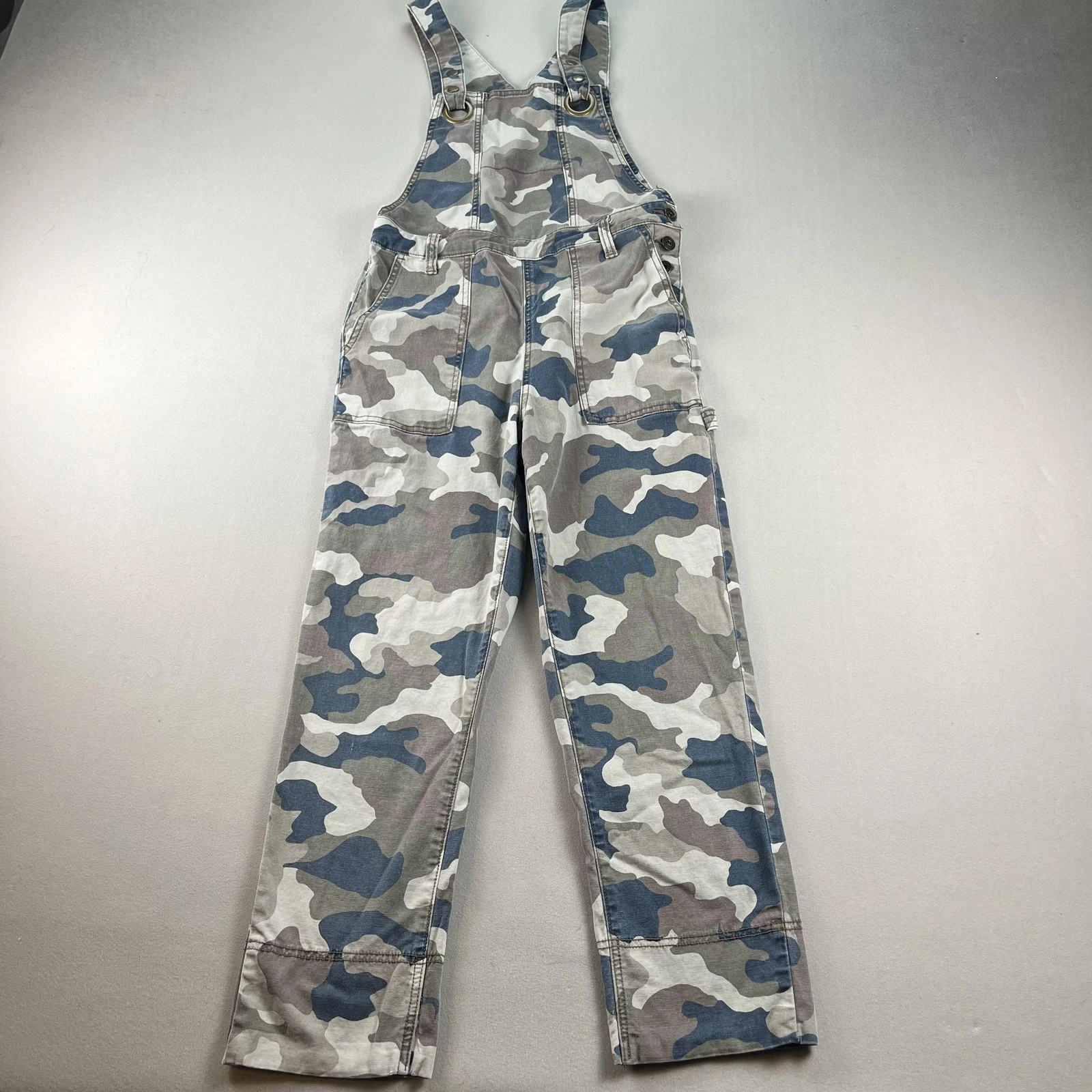Anthropologie Carter Utility Overalls Womens 2 Green Gray Camo Twill Bib Outdoor
Opens in a new wind