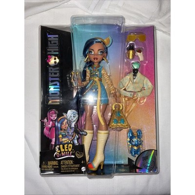 NEW NIB Monster High Cleo De Nile Fashion Doll Set Tut Cat 2022