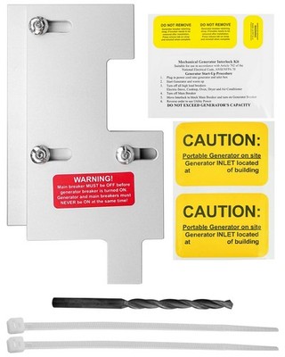 Generator Interlock Kit Compatible with GE General Electeric Breaker Panels with