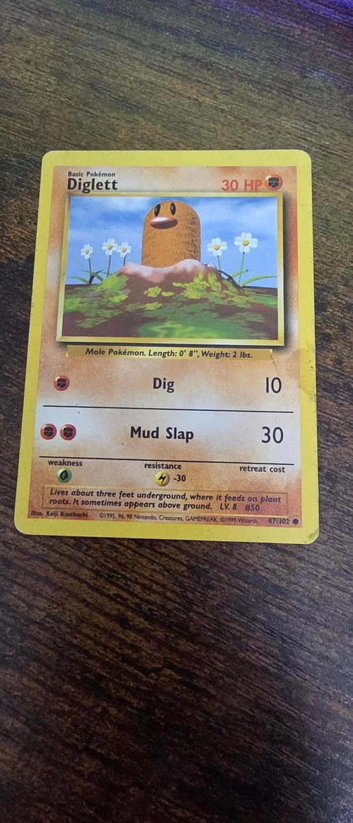 Diglett Pokemon Card for sale