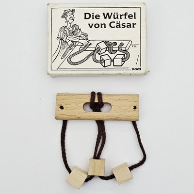 bartl 3D Holzpuzzle DIE WÜRFEL VON CÄSAR Geduld Gedächtnis Knobeln Puzzle Rätsel