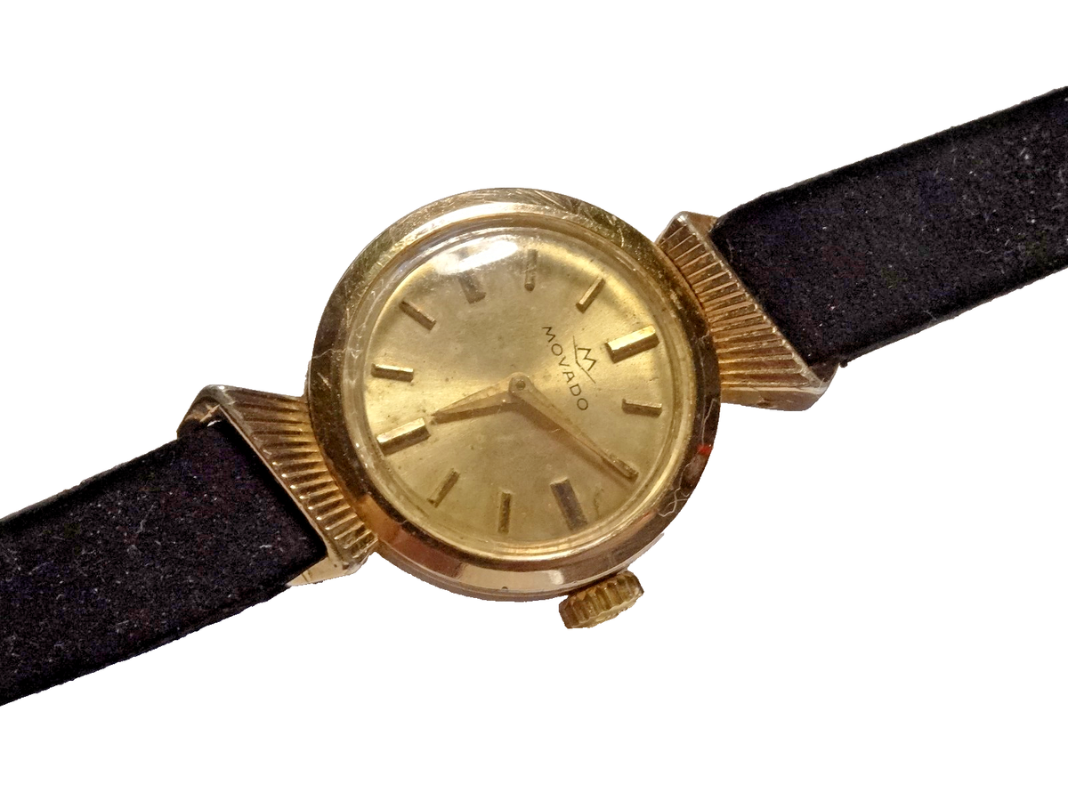 1960s Ladies Movado Zenith 18mm 17J Gold Plated Manual Wind  display picture 3