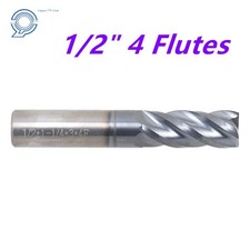 1/2" 4 Flute x 1-1/4" x 3" Variable Helix Solid Carbide End Mill TiALN Coated