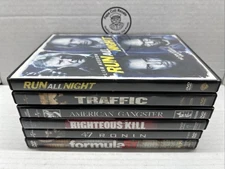 6 Movie DVD Bundle - Action/Thriller - Traffic, American Gangster, Formua 51...