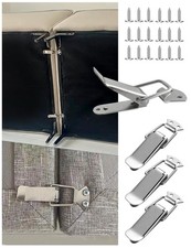 Fizzest Sofa Connectors to Make Sectional 1 box of 4 pieces, Silvery