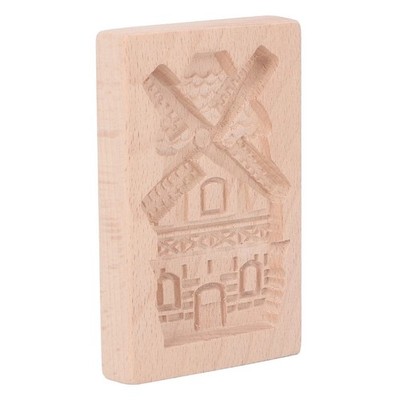 Wooden Cookie Mould 3D carved Beechwood Reusable DIY Press Stamp Biscuit Mold...