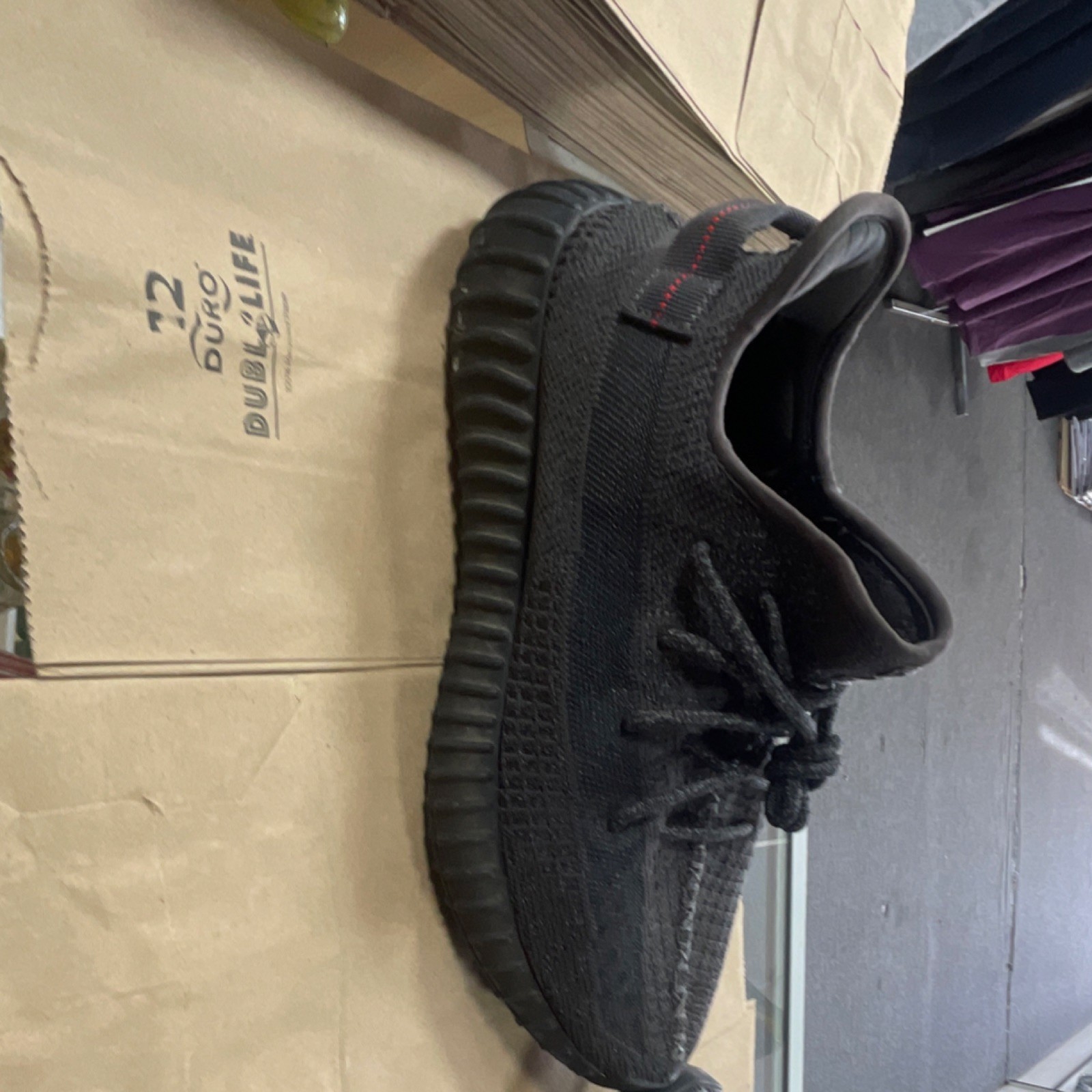 adidas Yeezy Boost 350 V2 Black Reflective FU9007 Primeknit Men  Sneaker no box  thumbnail 4