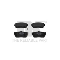 Bremsbelagsatz, Scheibenbremse NK 222237 FüR Nissan Infiniti, Hinterachse