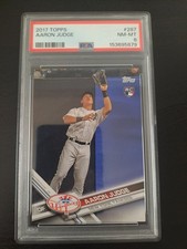 2017 Topps -  Aaron Judge #287  (RC) PSA 8 NM-MT