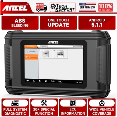 ANCEL MT500EU Motorcycle All System Diagnostic Scan Tool OBD2 Scannner Oil Reset