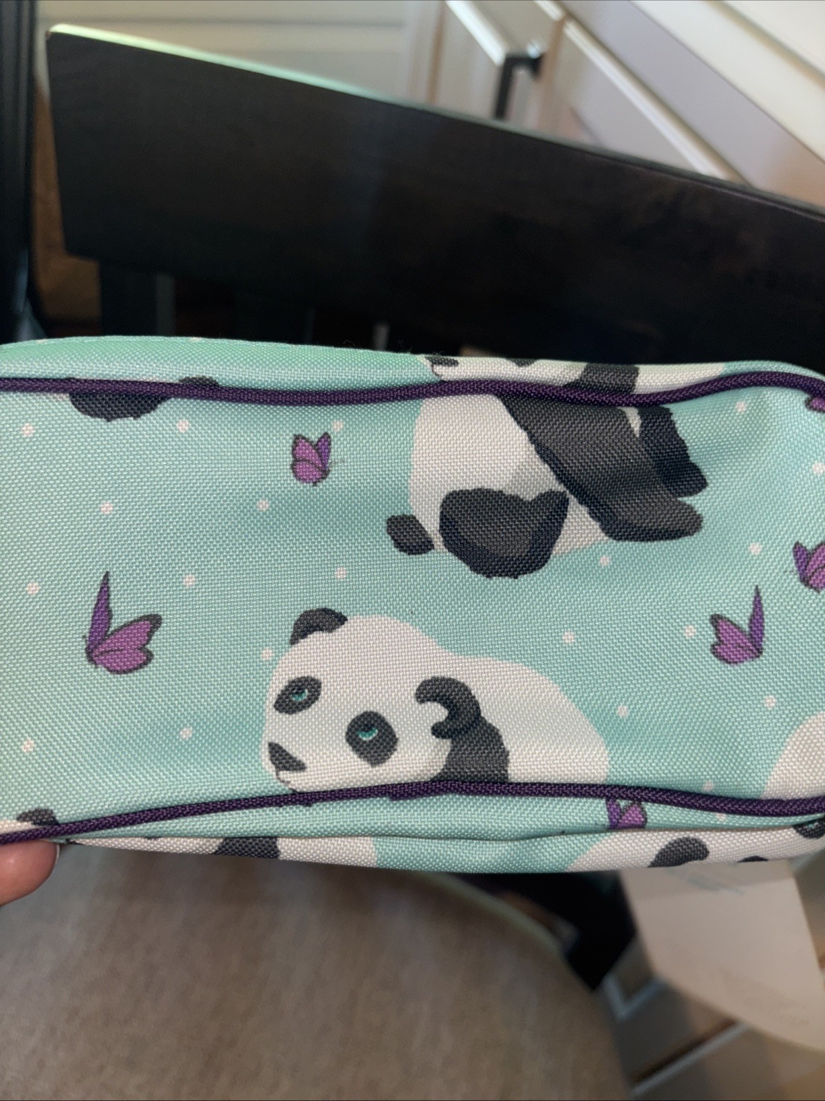 PONY Astuccio portamatite zip cuore orso panda fienile ceramica borsa scuola regalo ragazza giardino.