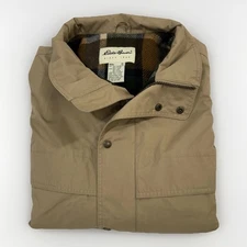 Vintage Eddie Bauer Mountain Parka Jacket Mens XL Wool-Lined Chore Coat Full Zip