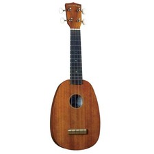 Diamond Head Pineapple Ukulele  Deluxe Natural Mahogany